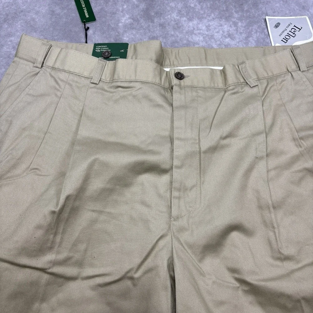 Vintage NEW Bert Pulitzer Collector's Edition 42x32 Khaki Pants Freedom Fit